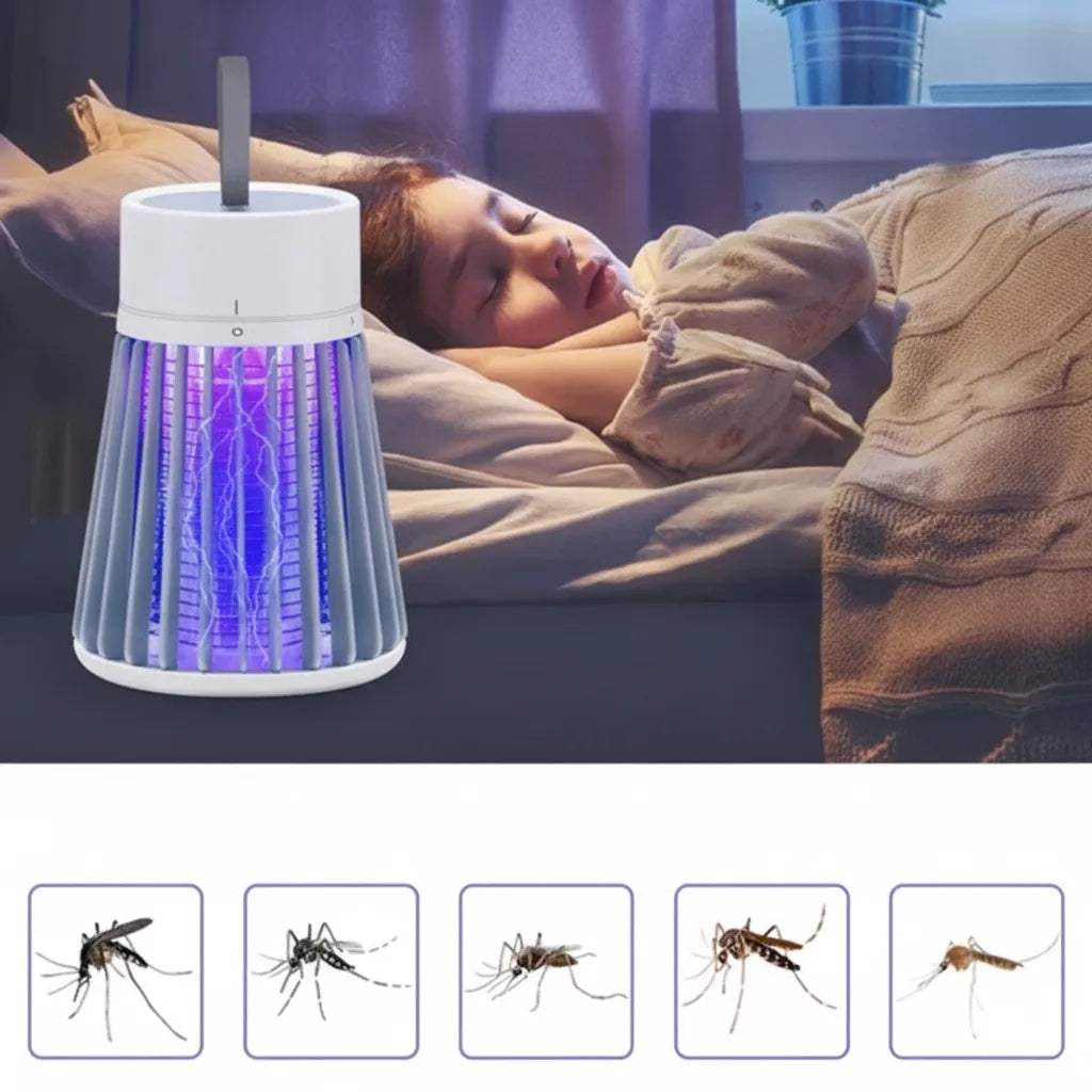 Insect Killer UV LED Silent USB Rechargeable
