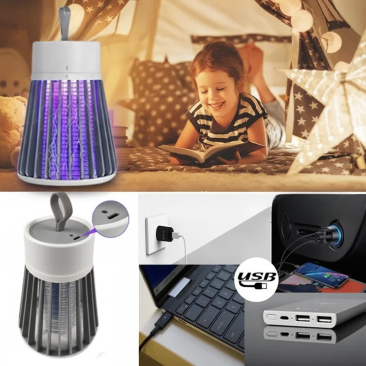 Insect Killer UV LED Silent USB Rechargeable