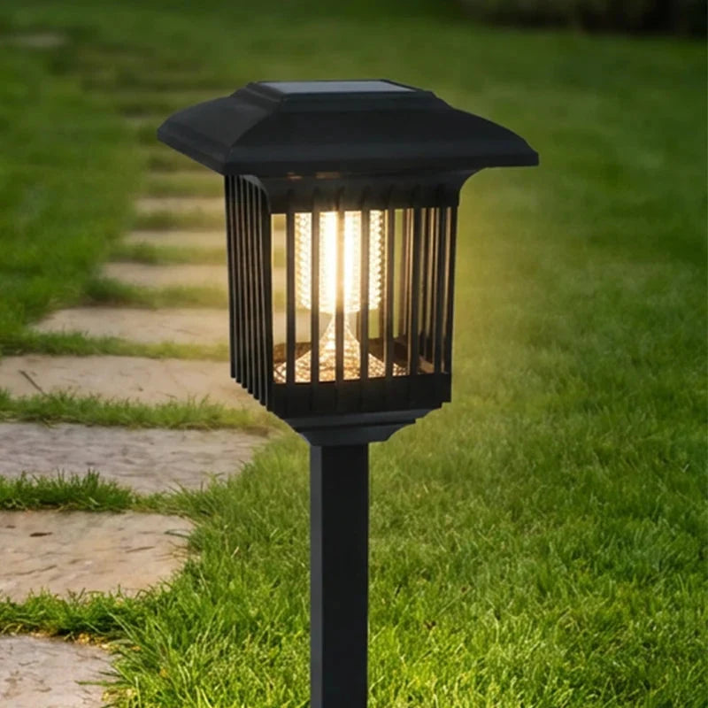 Insect Lamp Solar-Powered UV & Warm Light