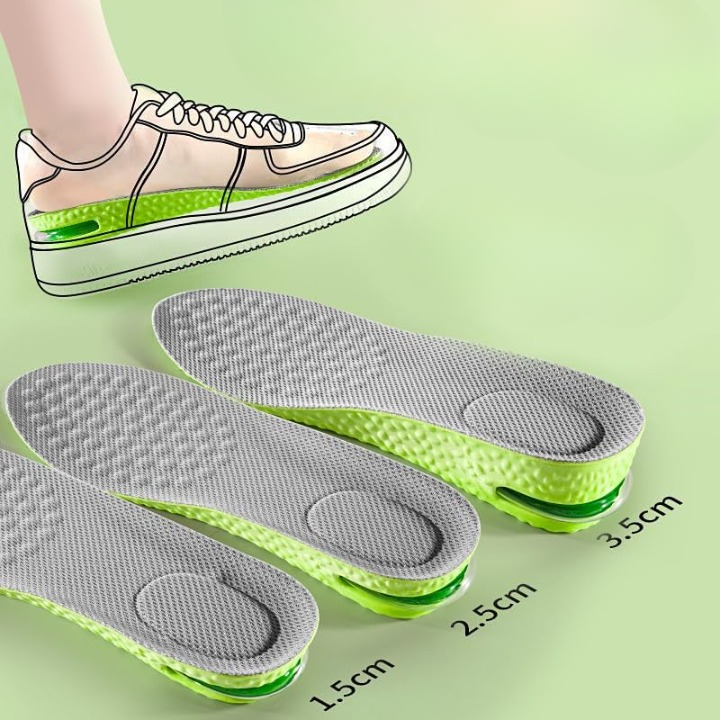 Insoles Adjustable Height 3.5 cm Contoured Arch Support