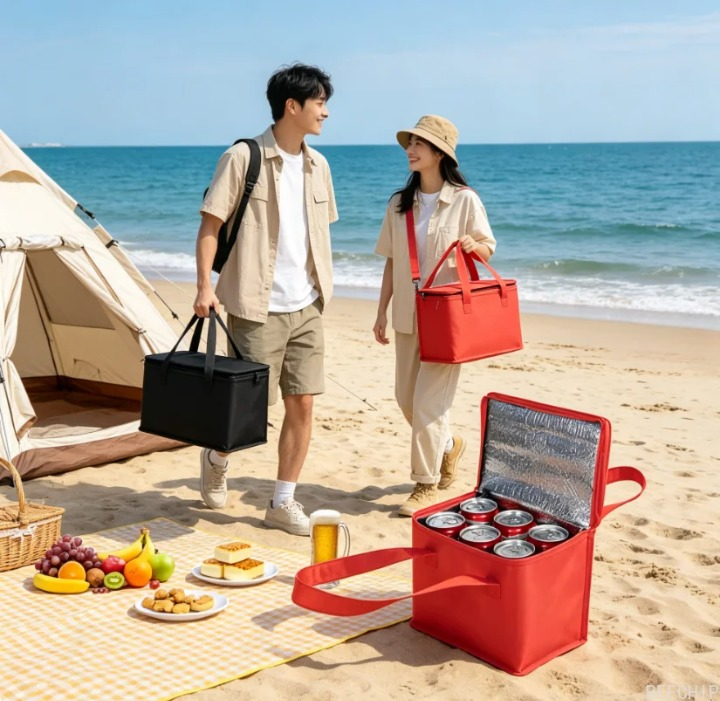 Insulated Cooler Bag Foldable & Compact Aluminum Lined