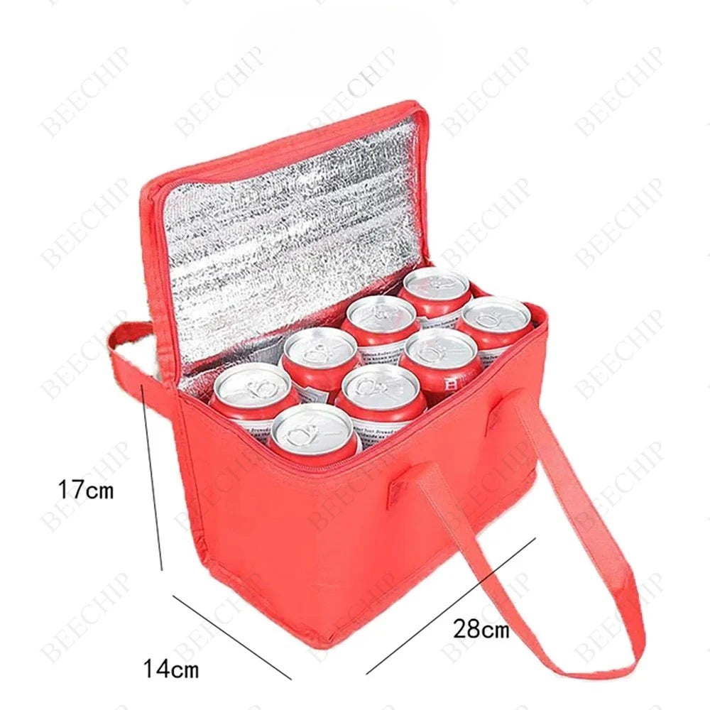 Insulated Cooler Bag Foldable & Compact Aluminum Lined