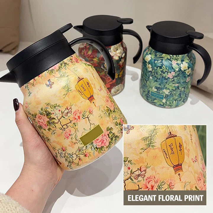 Insulated Jug 316 Stainless One-Hand Push Lid One Liter