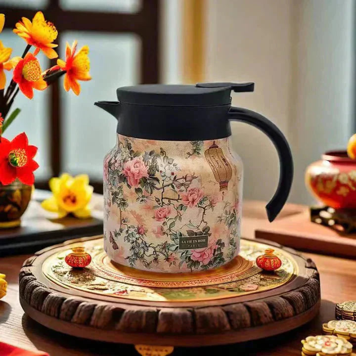 Insulated Jug 316 Stainless One-Hand Push Lid One Liter