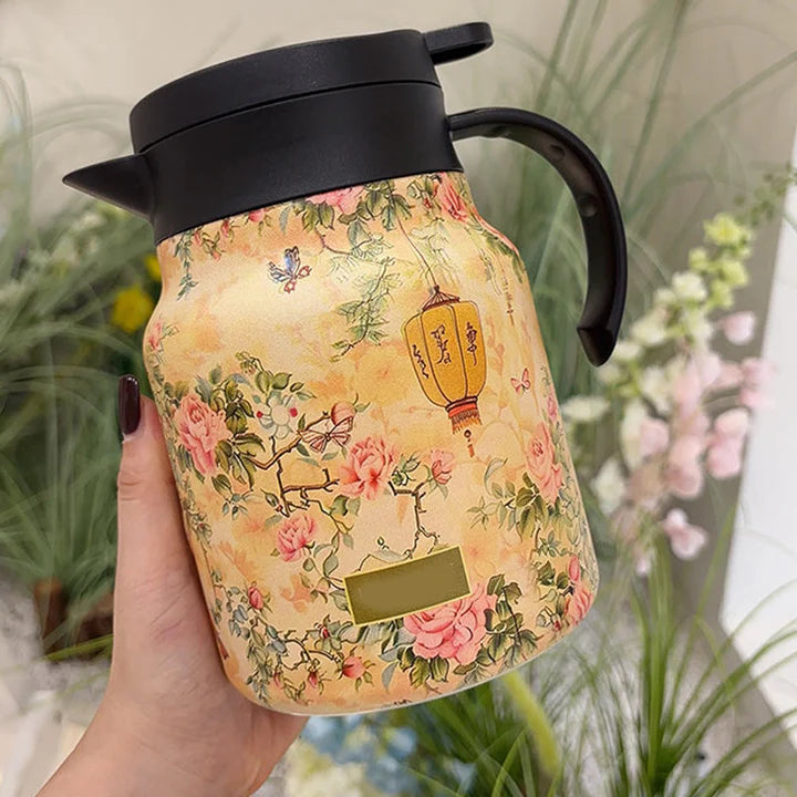 Insulated Jug 316 Stainless One-Hand Push Lid One Liter