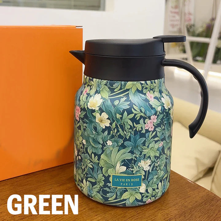 Insulated Jug 316 Stainless One-Hand Push Lid One Liter