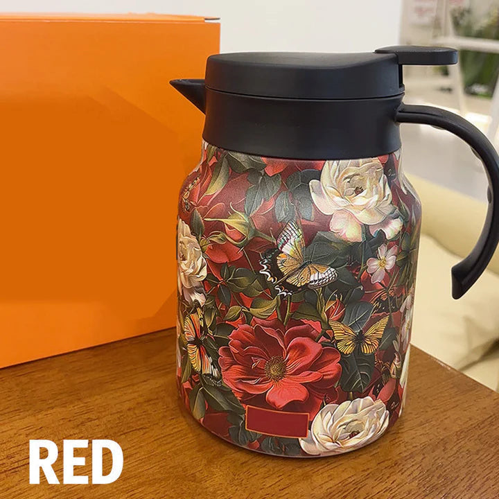 Insulated Jug 316 Stainless One-Hand Push Lid One Liter