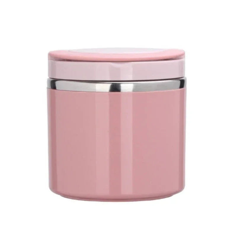 Insulated Lunch Box Double-Walled Stainless Steel Leakproof Screw Cap