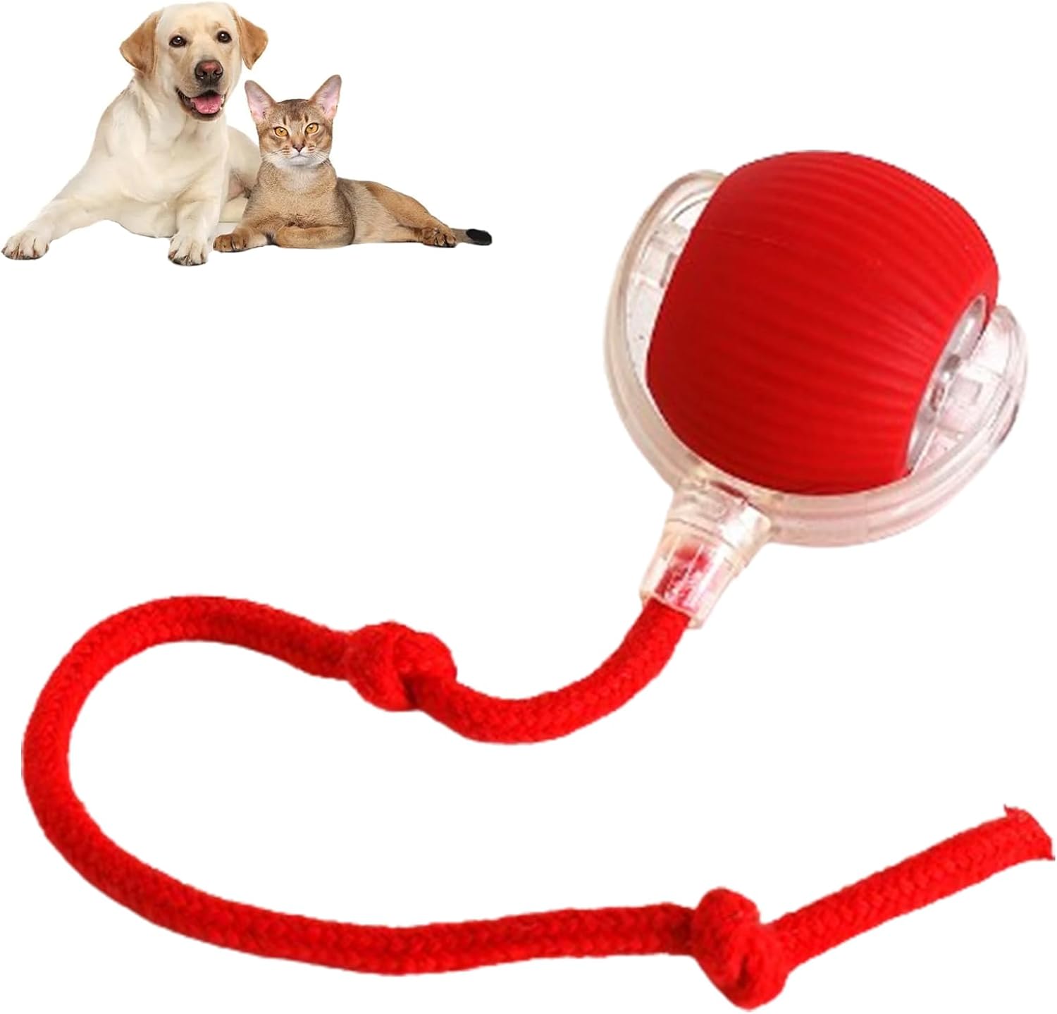 Interactive Cat Ball Automatic Motion LED & USB Rechargeable