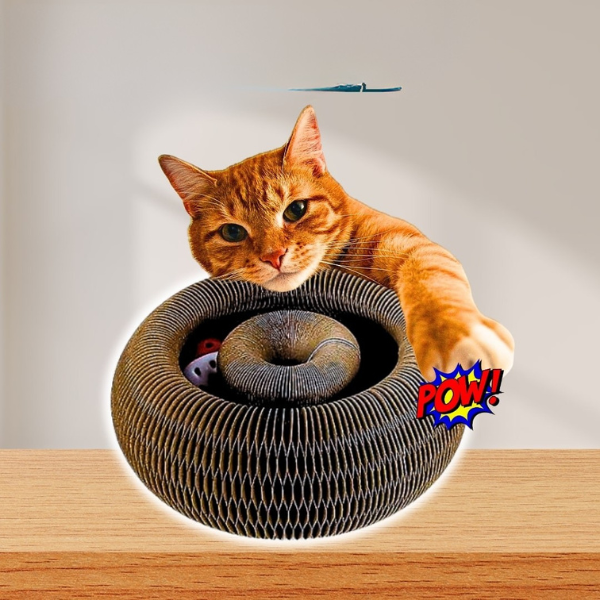 Interactive Cat Toy Random Movement Pet-Safe Scratch-Resistant