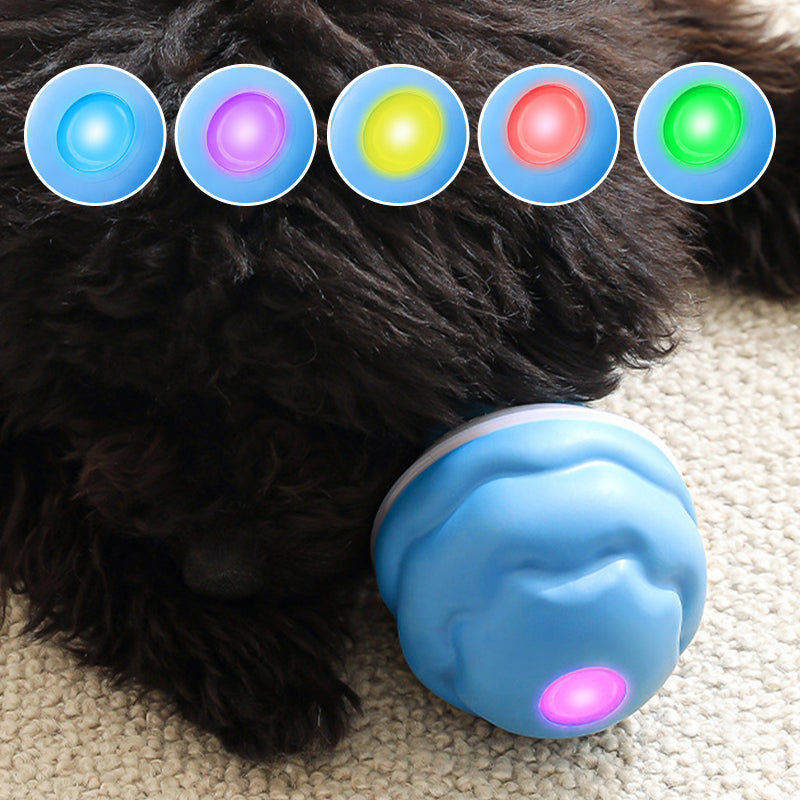 Interactive Dog Toy Sound-Activated & LED Obstacle Avoidance