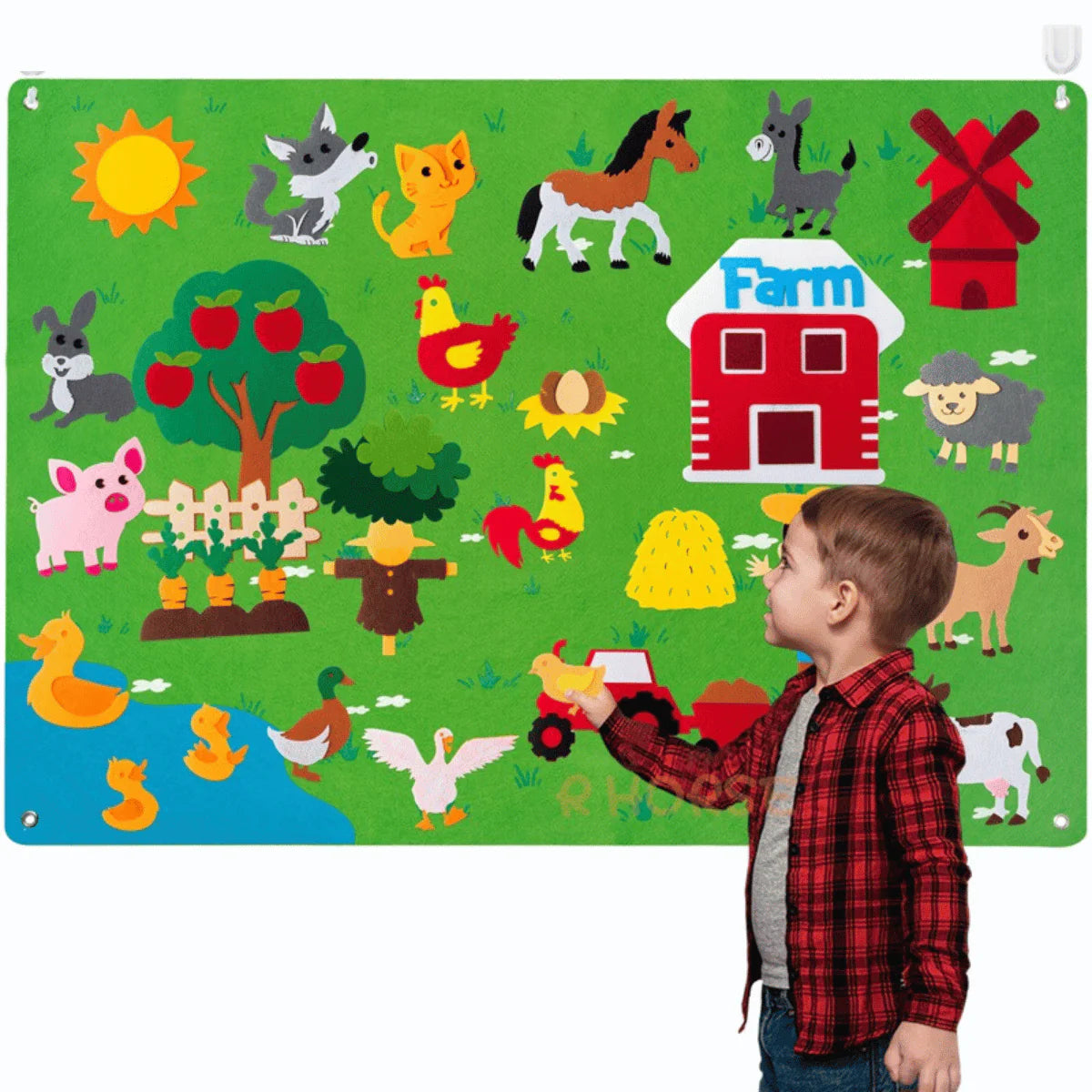 Interactive Game Board Portable & Screen-Free Imaginative Play
