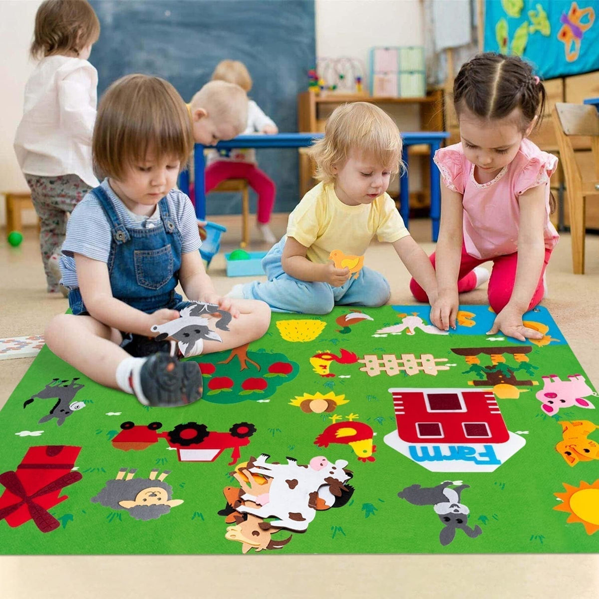 Interactive Game Board Portable & Screen-Free Imaginative Play