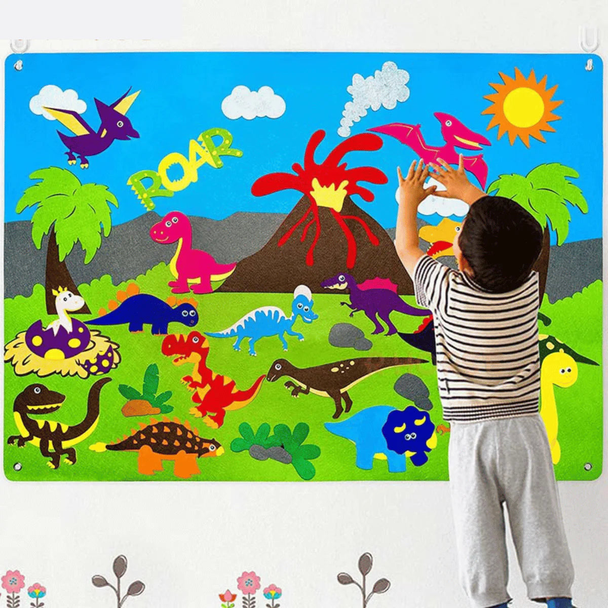 Interactive Game Board Portable & Screen-Free Imaginative Play