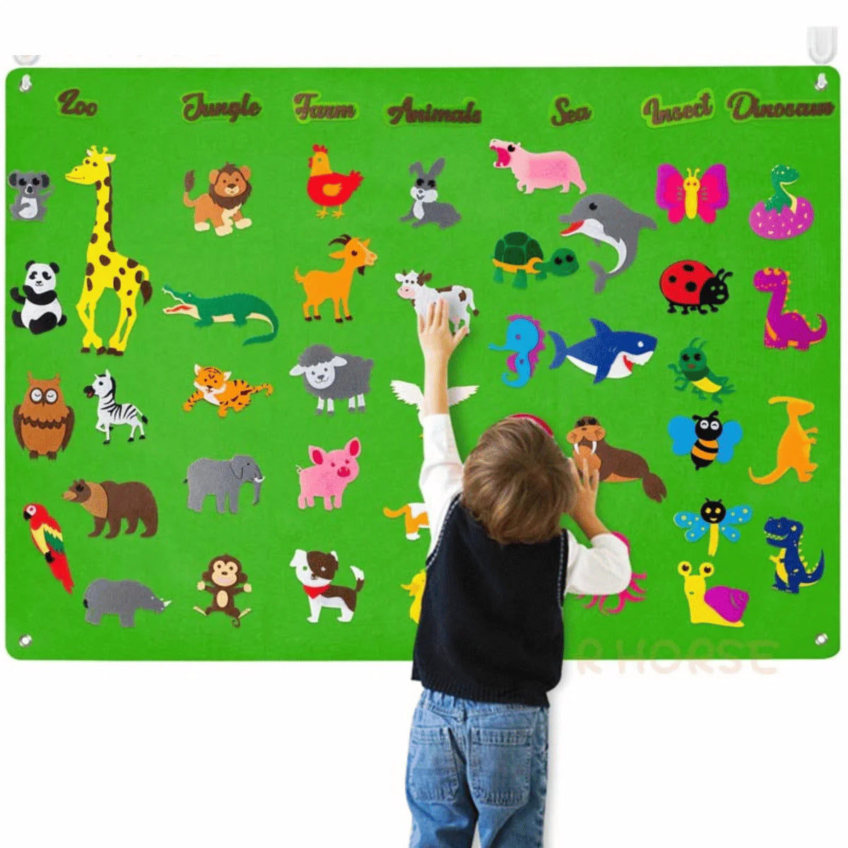 Interactive Game Board Portable & Screen-Free Imaginative Play