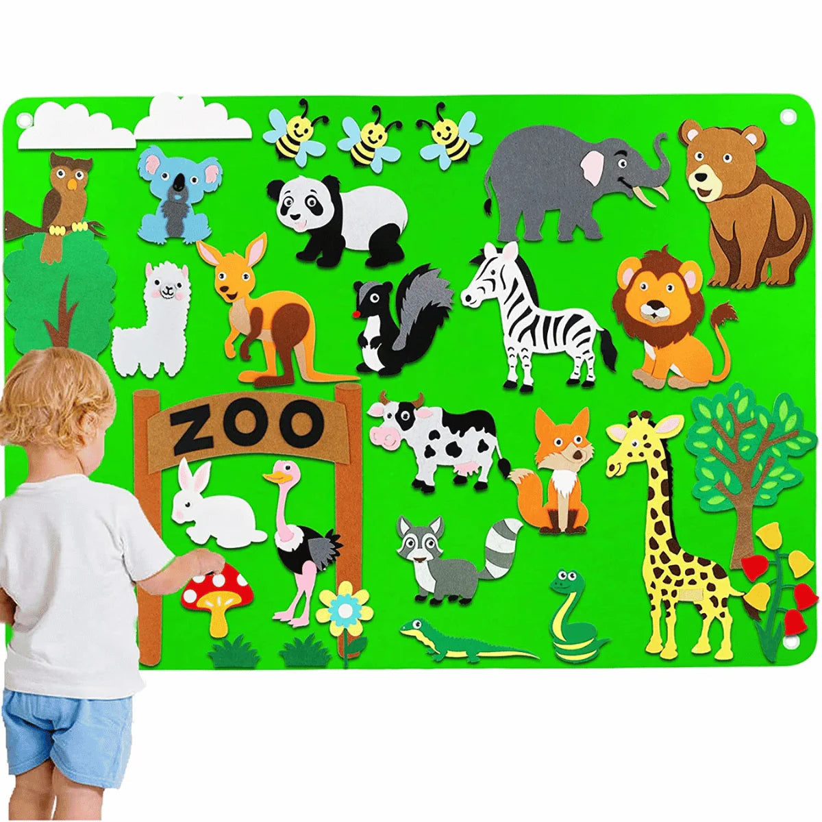 Interactive Game Board Portable & Screen-Free Imaginative Play