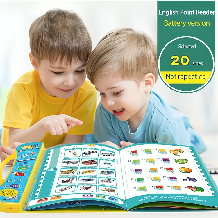 Interactive Learning Book Touch-Sensitive Music & Voice Travel-Friendly
