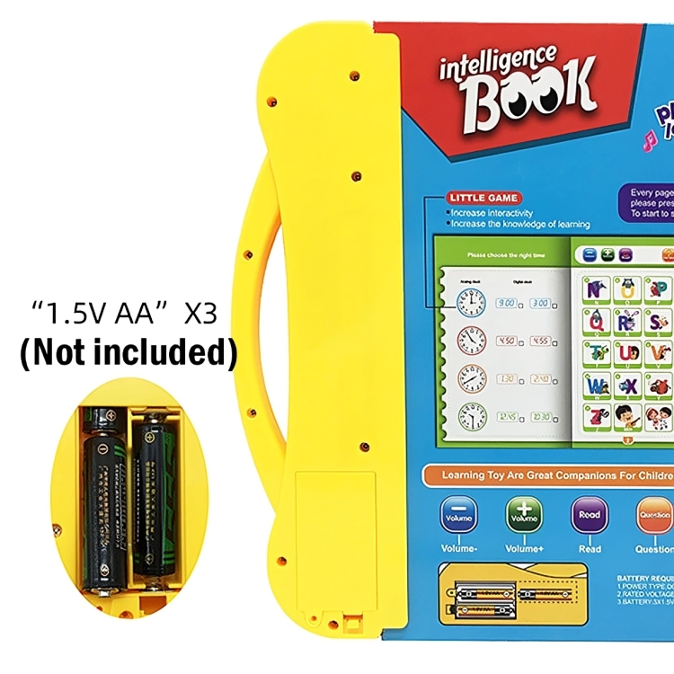 Interactive Learning Book Touch-Sensitive Music & Voice Travel-Friendly