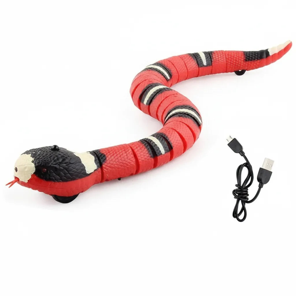 Interactive Snake Toy Sensor-Activated USB Rechargeable