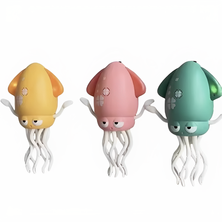 Interactive Squid Toy Rhythmic LED Motion USB Rechargeable