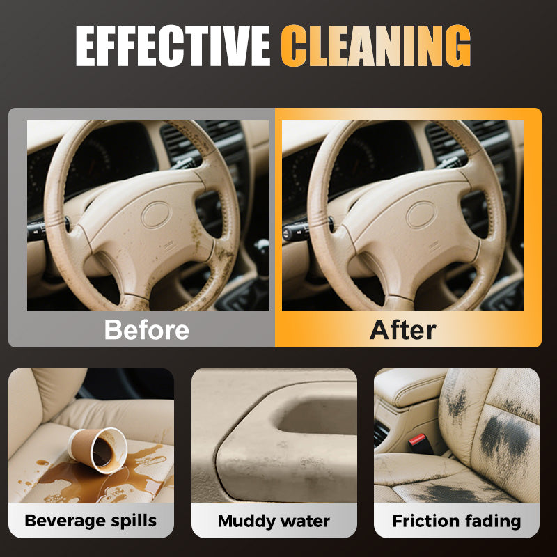 Interior Cleaner Leather Vinyl Plastic Odor Eliminator