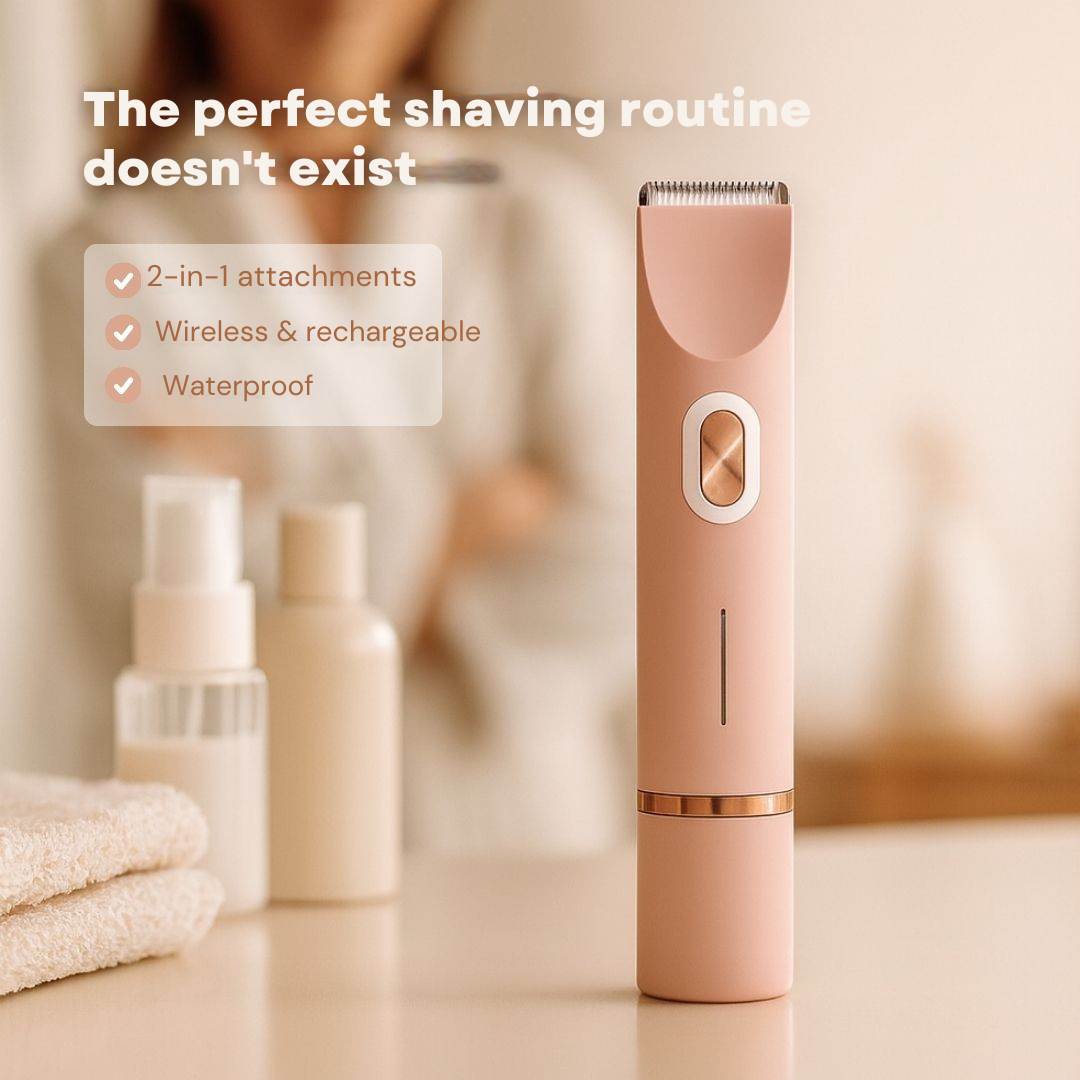 Intimate Shaver Cordless Waterproof Precision & Wide Heads