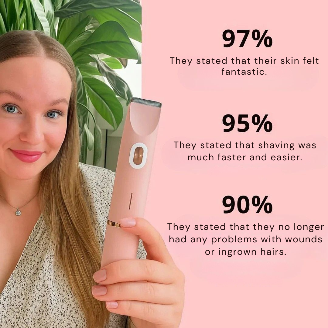Intimate Shaver Cordless Waterproof Precision & Wide Heads