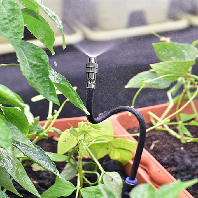 Irrigation System 360° Adjustable Sprayers Tool-Free Installation