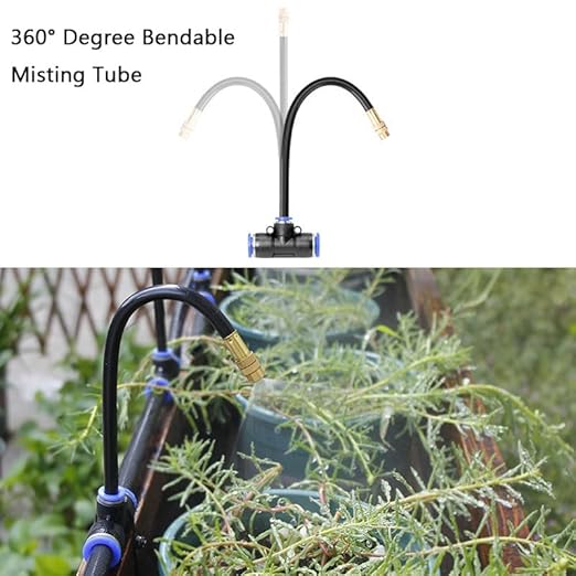 Irrigation System 360° Adjustable Sprayers Tool-Free Installation
