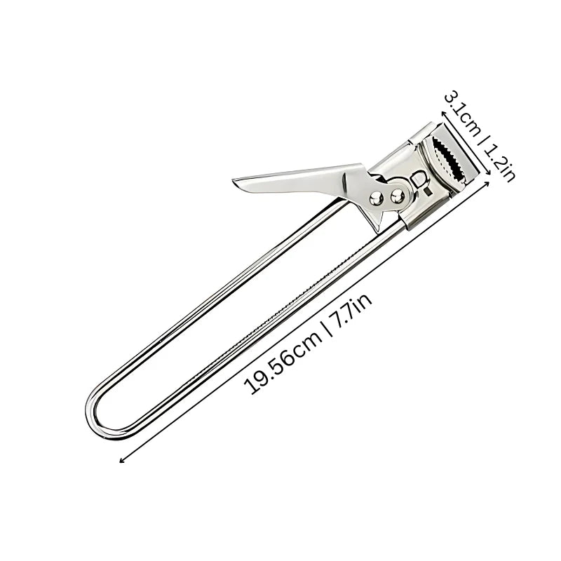 Jar & Bottle Opener Adjustable Deep-Grip Stainless Steel