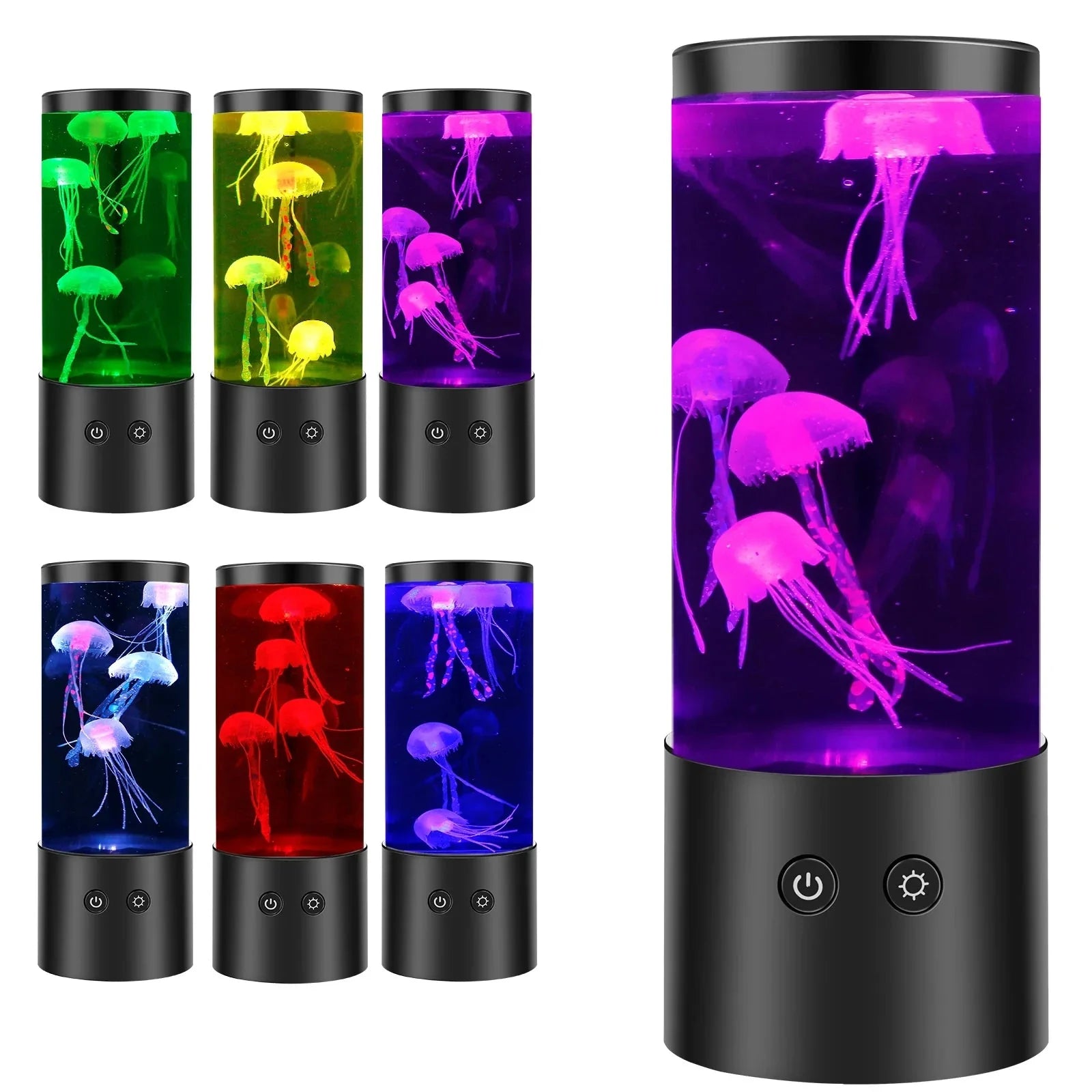 Jellyfish Lamp Color-Changing LED Quiet Motion USB & Battery