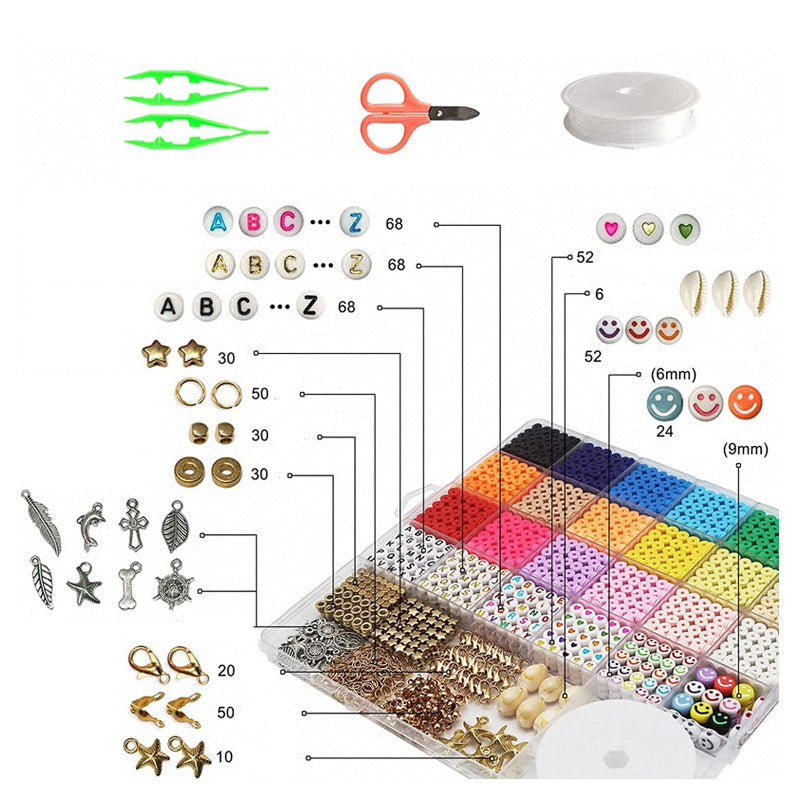 Jewelry Making Kit 5520 Beads 550 Charms