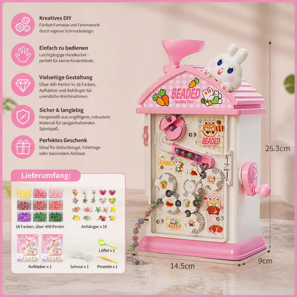Jewelry Making Kit Assorted Beads Pendants & Tools