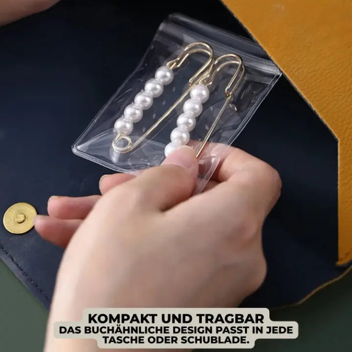 Jewelry Organizer Book 30 Clear Sleeves Travel-Friendly