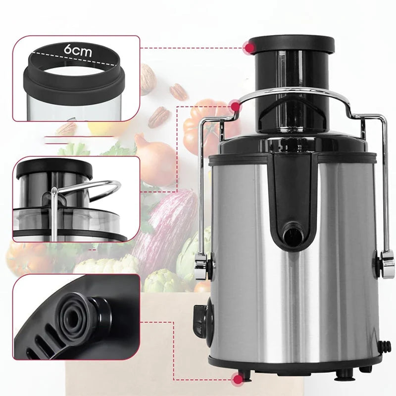 Juicer Stainless Steel 400 W Large Feed Chute