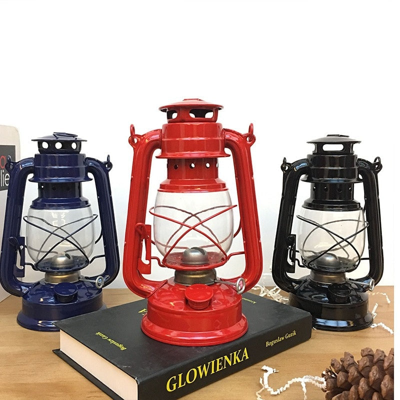 Kerosene Lantern Metal Shade & Weatherproof