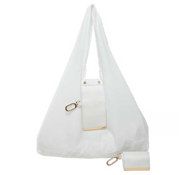 Keychain Pouch Ultra-Compact Zip Closure & Keyring