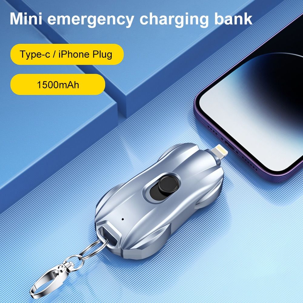 Keychain Power Bank Race Car 1500mAh