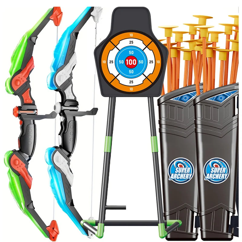 Kids Archery Set LED Bow & Suction Cup Arrows