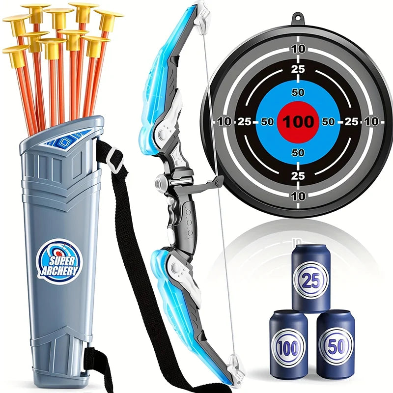 Kids Archery Set LED Bow & Suction Cup Arrows