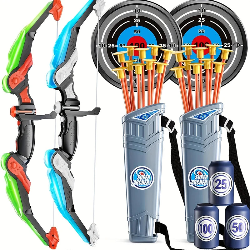 Kids Archery Set LED Bow & Suction Cup Arrows
