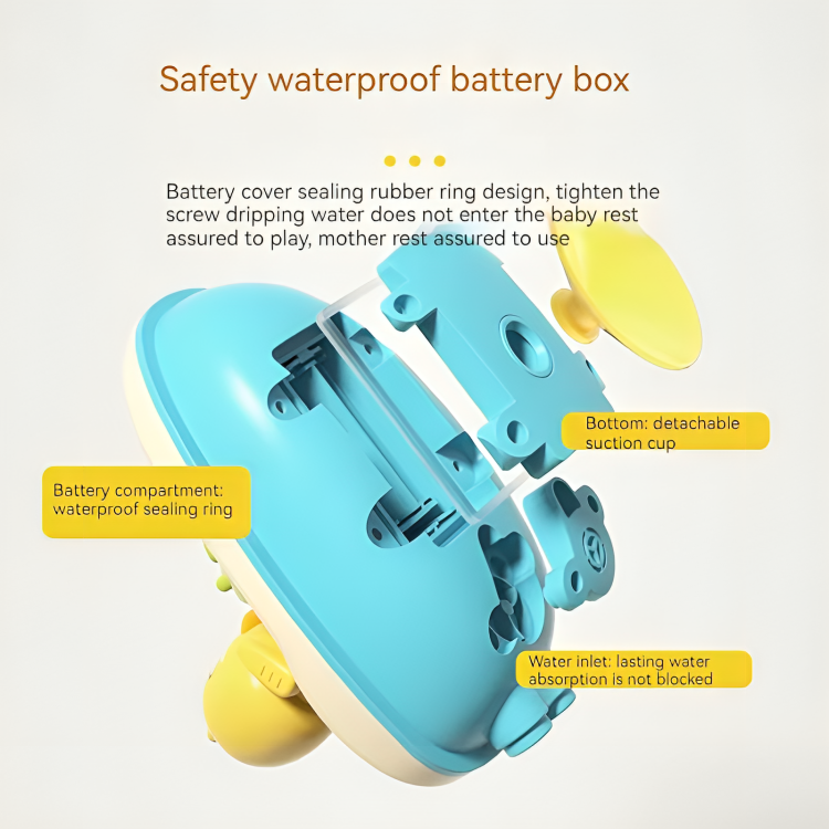 Kids Bath Toy Battery-Powered Shower & Squirting Ducks