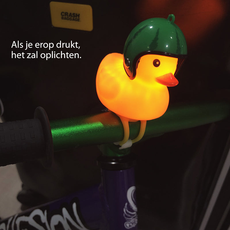 Kids Bike Bell LED Light & Horn Silicone Strap