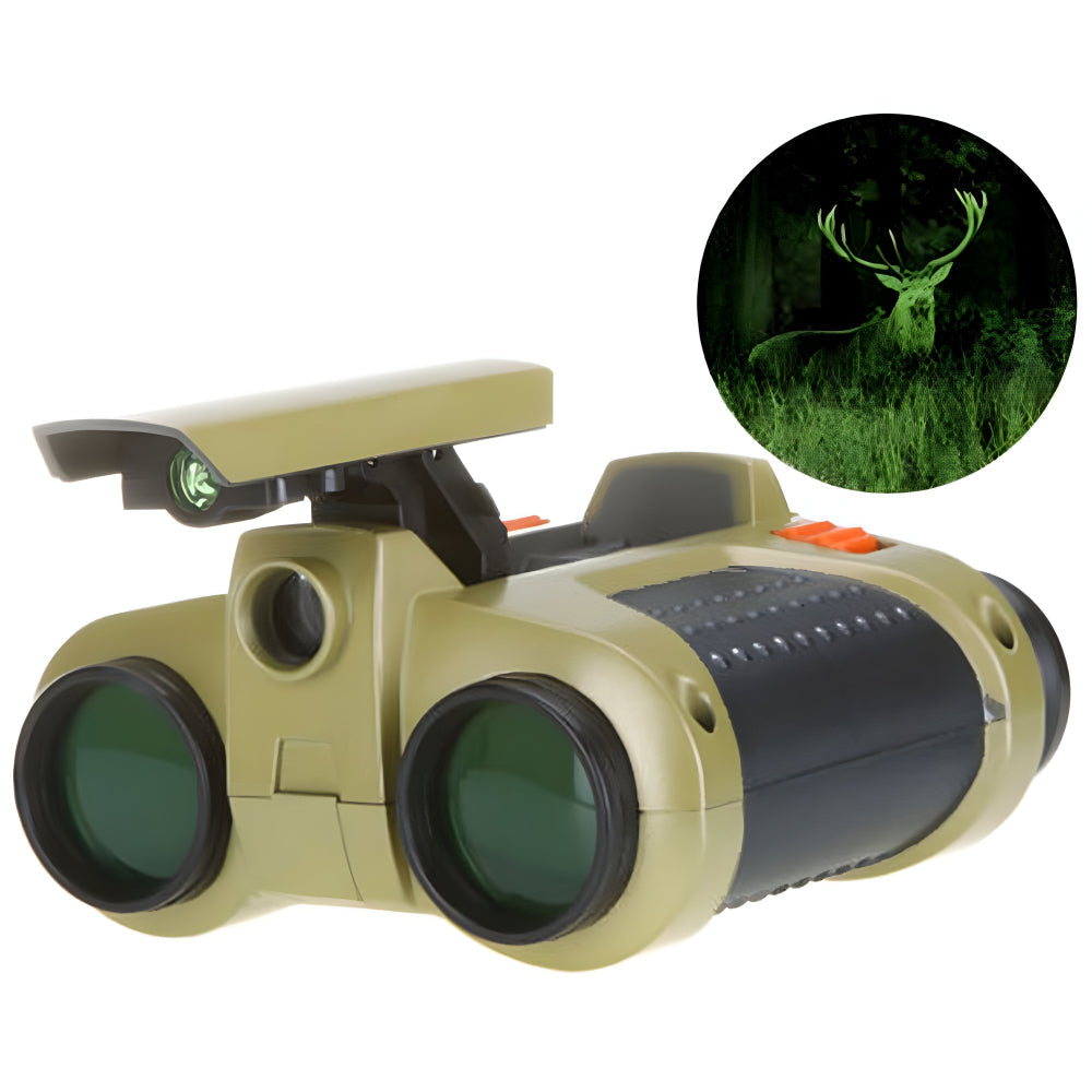 Kids Binoculars Night Vision 4x Magnification Waterproof