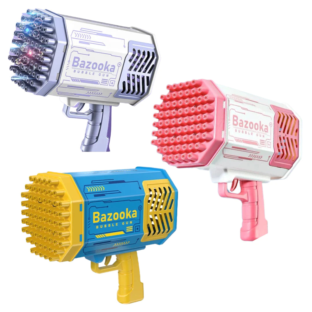 Kids Bubble Machine 69 Nozzles Integrated LED