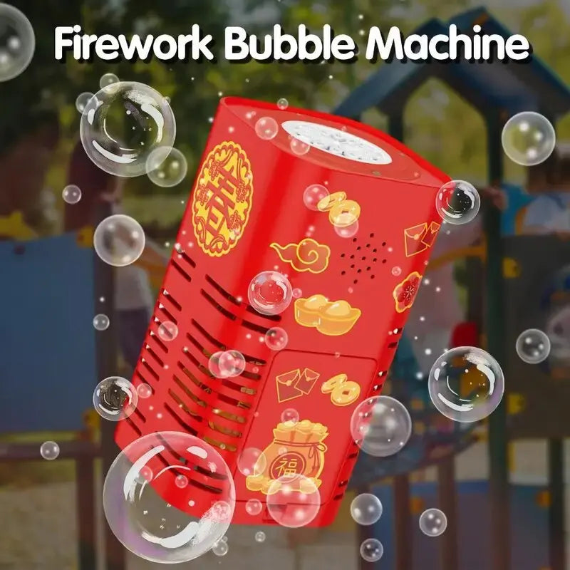Kids Bubble Machine LED-Lit Battery-Powered 100 ml Tank