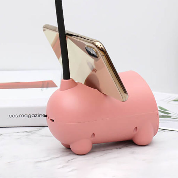 Kids Desk Lamp Rabbit Design USB Powered Pen Holder