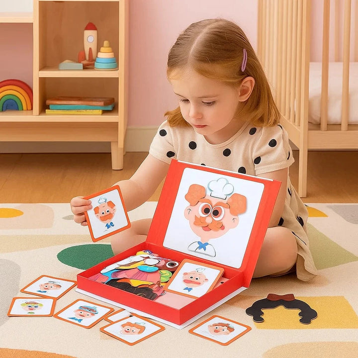 Kids Emotion Learning Toy Magnetic Portable & Screen-Free