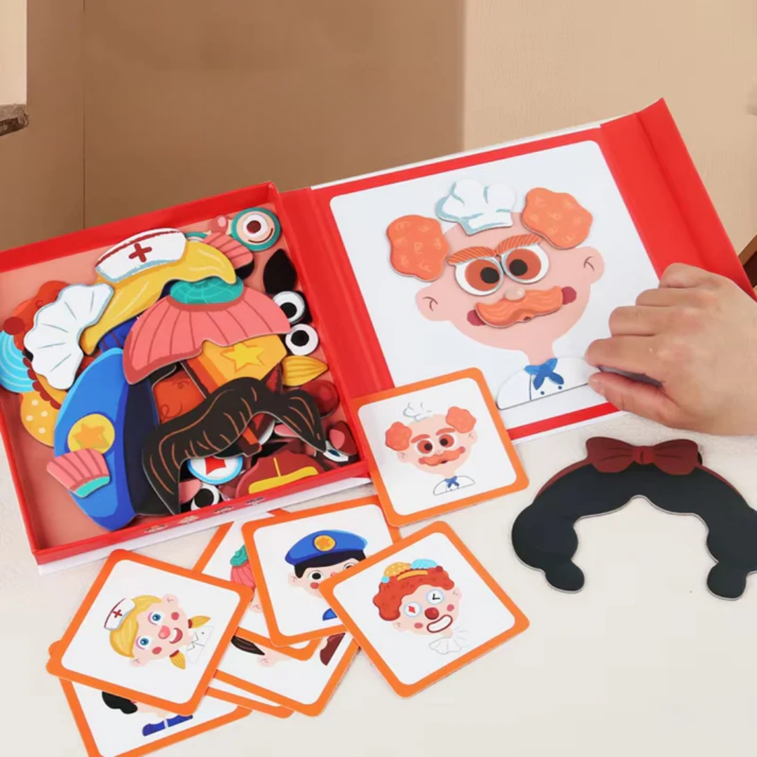 Kids Emotion Learning Toy Magnetic Portable & Screen-Free