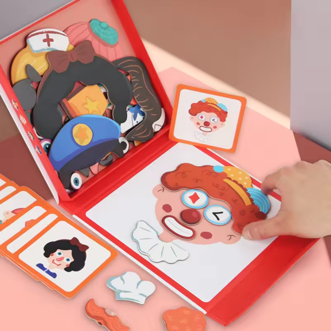 Kids Emotion Learning Toy Magnetic Portable & Screen-Free